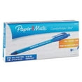 thumbnail image 2 of Paper Mate 6360187 0.8 mm ComfortMate Ultra Fine Retractable Ballpoint Pen - Blue Ink/Blue Barrel (1-Dozen), 2 of 3