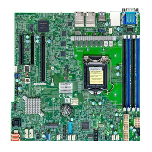 *NEW* Supermicro X12STH-LN4F Motherboard - Intel C256 Chipset - Single Socket LGA-1200 (Socket H5) DDR4 - Micro-ATX Full Warranty