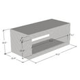 thumbnail image 2 of Paris Modern 47" Coffee Table - White, 2 of 5