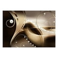 thumbnail image 3 of Tiptophomedecor Glam Wallpaper Wall Mural - Cafe Latté, 3 of 5