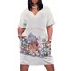 thumbnail image 1 of Vestido de novia holgado con bolsillos para mujer traje de verano si necesita nosotros (súper extendido) para fiestas, 1 of 7