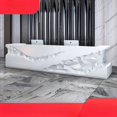 thumbnail image 2 of Lacquer Company Creative Simplicity Modern Office Front Desk Reception Desk Service Cashier Beauty Salon My Lux Decor Round, 2 of 6