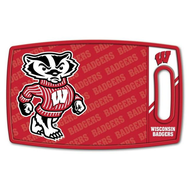 YouTheFan 1905251 Planche à Découper Série Logo Wisconsin Blaireaux