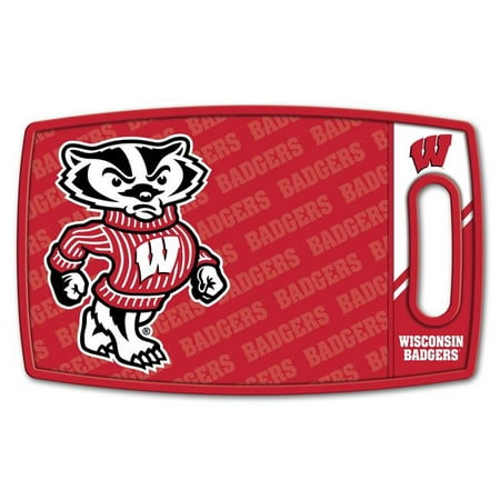 

YouTheFan 1905251 NCAA Wisconsin Badgers Logo Series Cutting Board