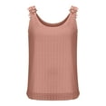thumbnail image 6 of Erwazi Women's Summer Flowy Lace Camisole Crew Neck Sleeveless Loose Fit Casual Tank Top, 6 of 8