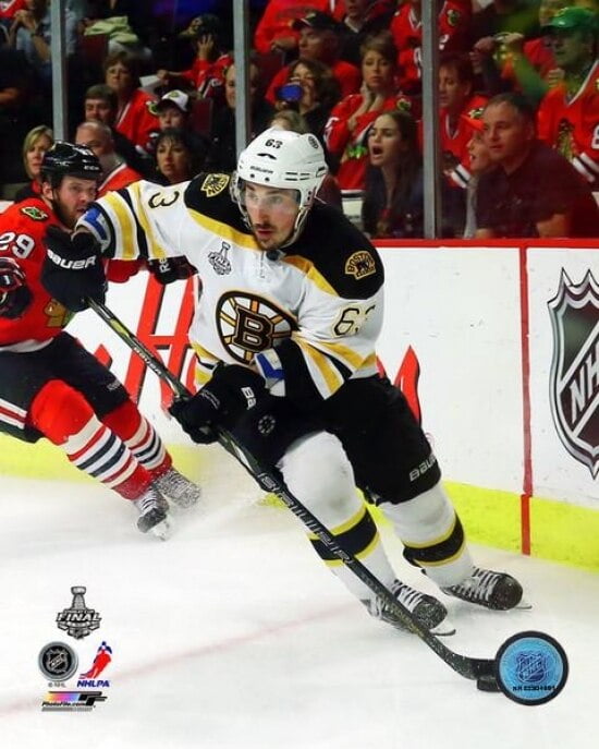 Brad Marchand Game 2 of the 2013 Stanley Cup Finals Action Photo Print