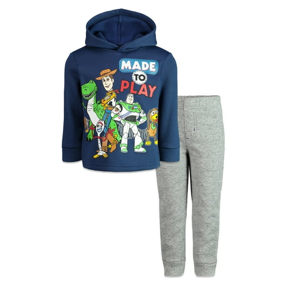 Disney Pixar Toy Story Toddler Boys Fleece Hoodie and Jogger Pants Outfit Set Toddler to Big Kid