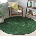 thumbnail image 2 of SAFAVIEH Anatolia Jamaar Floral Area Rug, Dark Green, 6' x 6' Round, 2 of 7