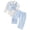 Blue, variant on Suit For Boys Boys Wedding Guest Outfit Baby Boys Pants Sets, Infant Toddler Gentleman Outfits AG,0-3 Months