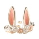 thumbnail image 1 of Anillo de banda abierta de conejo anillo animal anillo abierto joyas de joyería accesorio de moda, 1 of 5