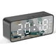 thumbnail image 1 of Reloj despertador digital con pantalla LED espejada altavoz Bluetooth 5.0 JM Audio, 1 of 4