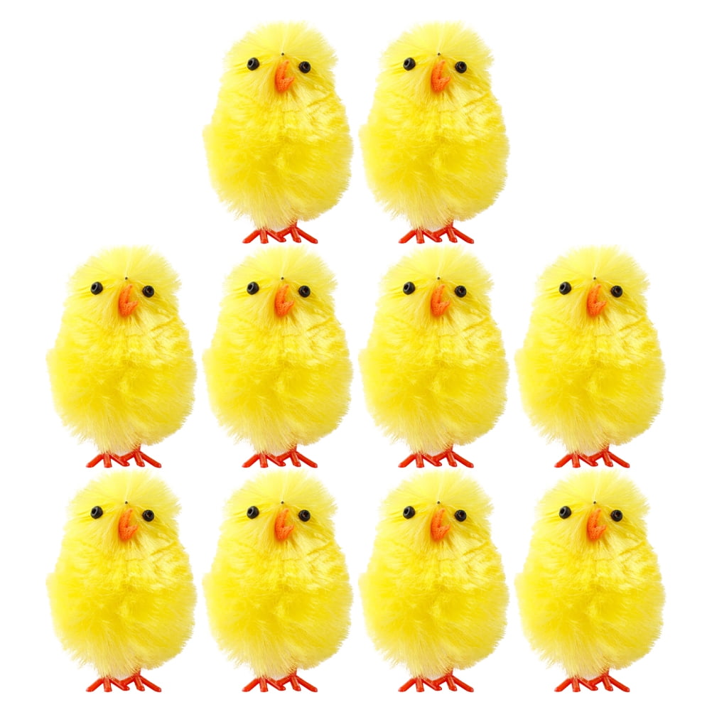 Easter Chicks Animal Mini Chicken Dollhouse Filler Party Figures