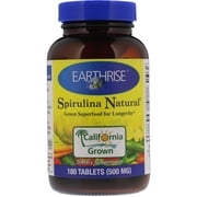 Earthrise Spirulina Natural, 180 Tablets
