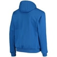 thumbnail image 3 of Men's Dunbrooke Royal Los Angeles Chargers Craftsman Thermal-Lined Full-Zip Hoodie, 3 of 4