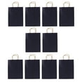 thumbnail image 2 of 10pcs Kraft Paper Bag Bakery Paper Bag Handle Kraft Bag Takeaway Food Packing Bag, 2 of 7