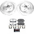thumbnail image 3 of PowerStop Rear Z26 Street Warrior Carbon-Fiber Ceramic Brake Pad and Drilled and Slotted Rotor Kit Fits: ACURA Select Models K7216-26, 3 of 9