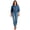 Dark Wash, variant on Women's Plus Size Dolman Short Sleeve Shirt