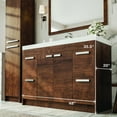 thumbnail image 4 of Eviva Lugano 48" Rosewood Modern Bathroom Vanity with White Integrated Acrylic Sink, 4 of 7