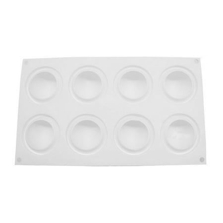 

2Pcs 8 Cavity Round Ball Silicone Mold Non-Stick Mousse Cake Mould Kitchen Baking Bakeware Tray Pan