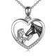 thumbnail image 1 of Collar de niña y caballo, regalo para el día de San Valentín, talla 003, 1 of 1