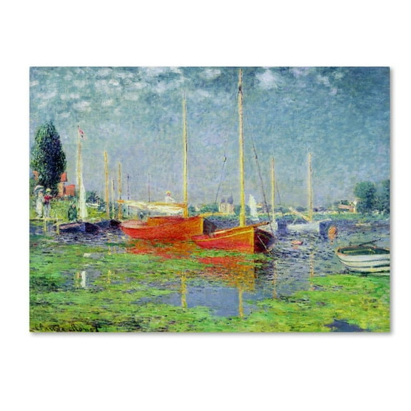 Trademark Fine Art Claude Monet Argenteuil Canvas Wall Art - 14x19