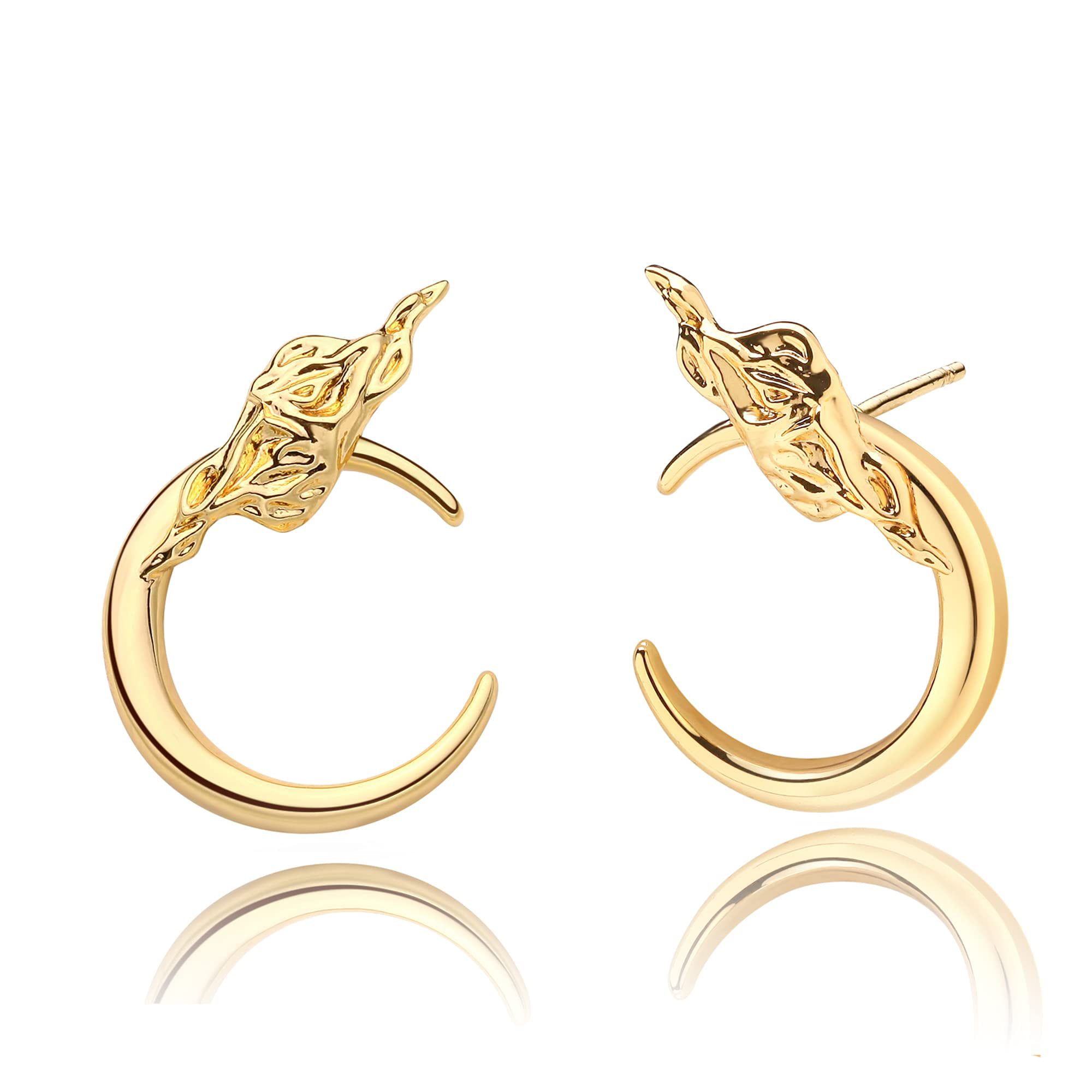 Mens Jewellery Earrings and ear cuffs True Rocks 18kt Rose Gold Plated Plectrum Hoop Earring in Metallic for Men 