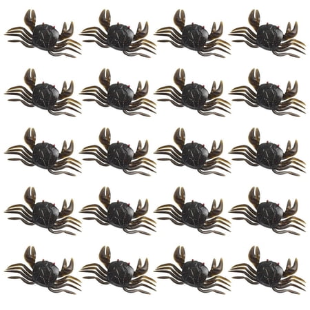 Youthyao 20Pcs/packPrem1umSilicone Crabs Lures Set Measuring 105mm In Length For Effective Saltwater And Freshwater Fishing