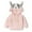 Pink, variant on Odeerbi Infant Boys Girls Winter Coat Jacket Fleece Warm Outerwear Overcoat Bear Ears Knitted Sweater Jacket Baby Clothing Children Hooded Cardigan Jacket Khaki