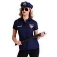 thumbnail image 2 of Women's Plus Size Police Shirt Costume, 2 of 3