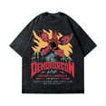 thumbnail image 3 of Eddie Munson The Demogorgon  tshirt crewneck short sleeve 100% Cotton Vintage Washed tshirt men/women tops, 3 of 4