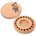 thumbnail image 2 of Wooden Box Baby Teeth and Lanugo Container Memorial Box Case Baby Shower Gift, 2 of 9