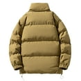 thumbnail image 3 of zfhfof Men's Thicken Winter Coats Warm Quilted Padded Puffer Jackets Windproof Full Zip Stand Collar Windbreaker Parka Jackets, 3 of 7