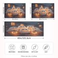 thumbnail image 4 of Dailycode Satin Pillow Case King Silk Pillow Cover for Hair and Skin Envelope Closure Cute Ghosts Pumpkins on Stress 20"x40", 4 of 9