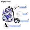 thumbnail image 4 of Yiaed Butterflies Print Backpack, Premium Laptop Backpack, Travel Backpack for Women, Lightweight Backpacks, Comfortable Back Pack-Small, 4 of 5