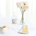 thumbnail image 6 of Efavormart 24 Pack White Pink Peony Floral Water Bottle Labels with Gold Trim, Waterproof Label Stickers, 6 of 10