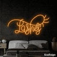 thumbnail image 4 of Craftnamesign Lashes Neon Sign, Lashes Studio Decor, Lashes LED Signage, 4 of 4