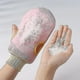 thumbnail image 2 of Guante exfoliante (3 piezas), resistente a la piel, exfoliante corporal natural, limpia y purifica la piel en profundidad, accesorio para hammam, spa y sauna., 2 of 4