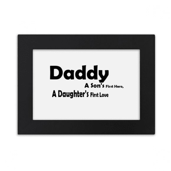 Love Hero Daddy Festival Quote Desktop Photo Frame Ornaments Picture Art Painting