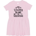 thumbnail image 3 of Inktastic Daddy is My Valentine Holiday Girls Toddler Dress, 3 of 5