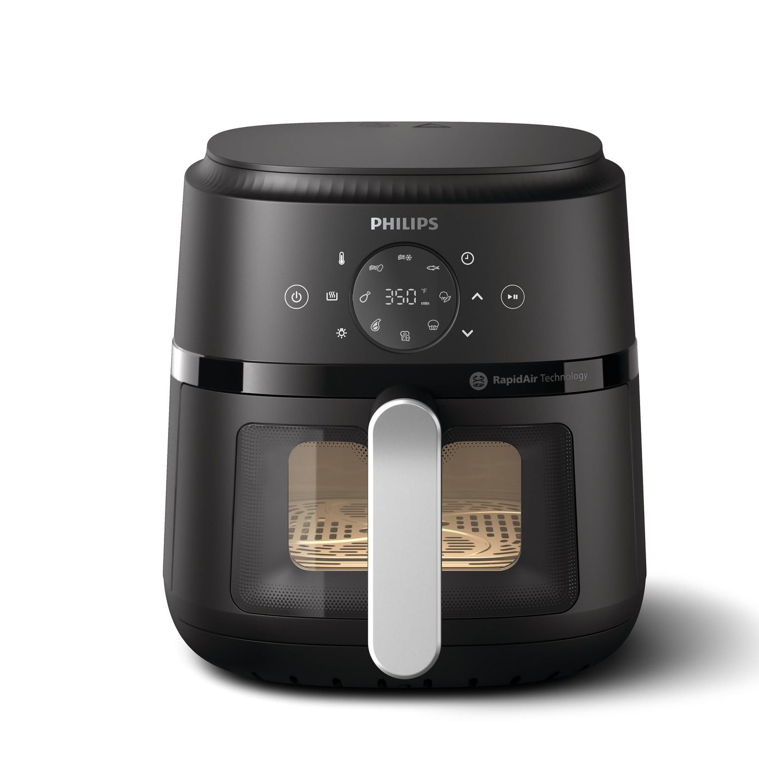 Philips 2000 Series Air Fryer with Window, 4.2 Liter Capacity, RapidAir Technology, Black, 13 Cooking Methods