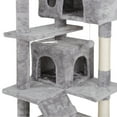 thumbnail image 3 of ZENSTYLE 53" Cat Tree Scratching Post Condo Tower Pet Kitty Playhouse Activity W/ Cave & Ladders Indoor Have Fun, 3 of 7