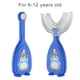 thumbnail image 4 of Bebé Cepillo de dientes Portátil Portátil 360 Grado en forma de U Silicone Silicone Cepillo de Dientes con Handle Hogar Niños Herramientas Azul Large 2 piezas sidaley CE011409-02, 4 of 7