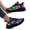 FN003-26018004-10B, variant on Running Sneakers for Women, Colorful Puzzle Print, Casual Street Style, Trendy Lightweight Lace-Up Sport Shoes, Fashion Tennis Shoes for Casual Attire/Street Walking/Casual Outfit