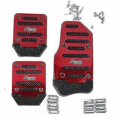 thumbnail image 1 of 3pcs Universal Racing Manual Non-slip Foot Pedal Pad Cover Aluminum Automatic Gear Brake Accelerator Car Interior Accessories, 1 of 1
