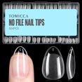 thumbnail image 1 of Gel blando TOMICCA Short Almond para uñas, 504 unidades, 12 tamaños, 1 of 8