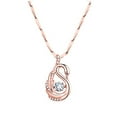 thumbnail image 2 of TIHLMK Womens Necklaces Luxury Creative Smart Swan Dance Necklace Sports Necklace Valentine'S Day Gift, 2 of 2