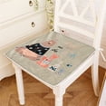 thumbnail image 5 of Antifatiga, calidez y estilo: cojín de asiento para sillas de 35 x 35 cm/13,8 x 13,8 pulgadas, cómodo cojín para silla, 5 of 5