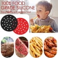 thumbnail image 1 of Vaidha 1 Pce Doublure de Friteuse Réutilisable Tapis Rond Antiadhésif pour Poêle Tapis de Friteuse, 1 of 4