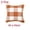 Orange and Beige, variant on Unique Bargains 2-Pack Pom Plaid Decorative Throw Pillow Cover 18" x 18" Black Beige White