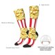 thumbnail image 4 of Fotbe Popcorn Calcetas Divertidas Estampadas para Hombre y Mujer, Calcetas de Algodón hasta la Rodilla para Caminar, Correr, Enfermería y Embarazo, 4 of 6